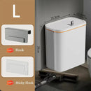 GobekUsa Kitchen Trash Can Wall Mounted Hanging Bin with Lid