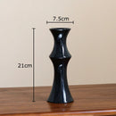 GobekUsa Bamboo Shape Ceramic Vase: Table Decoration & Floral Arrangement in Room