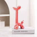 GobekUsa Abstract Ceramic Balloon Dog Sculpture for Home Office Décor