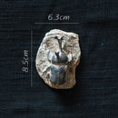 GobekUsa Fossil Series Art Refrigerator Stickers: Fish Bone Beetle Marine Insect Specimen