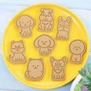 GobekUsa 3D Dog Cookie Cutters Set, Biscuit Mold, Decorating Tools, DIY Cartoon Press