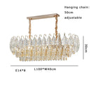 GobekUsa Brilliance Crystal Chandelier for Luxe Living & Dining Rooms.