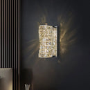 GobekUsa Crystal Wall Sconce: Elegant Bedroom & Living Room LED Wall Lamp