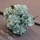 GobekUsa Blue Peony Tea Rose Silk Fake Flowers for DIY Home Garden Wedding Decor
