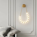 GobekUsa Cream Italian Style Asymmetric Magic Bean Wall Lamp