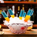 GobekUsa 6-Piece Test Tube Cocktail Glass Set with Free Rack Stand and Shot Glasses Holder