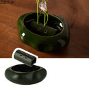 GobekUsa Lotus Seedpod Ceramic Vase Artificial Flower Pot Modern Desk Decor