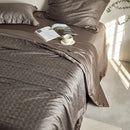 GobekUsa Light Luxury Jacquard Quilt Set with Sheets & Pillowcases - Ice Silk, Washable & Cooling