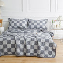 GobekUsa Daisy Print Quilted Summer Quilt Set in Soft Breathable Fabric