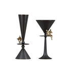 GobekUsa Geometric Bronze Vase for Home Decor
