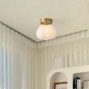 GobekUsa Cotton Shape LED Ceiling Lamp - Cream. Nordic Style, Hallway Balcony Porch Light.