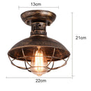 GobekUsa Industrial Ceiling Light for Bedroom Corridor Foyer Stair Balcony Lampara Techo