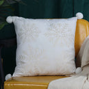 GobekUsa Christmas Tree Embroidered Cushion Cover - Festive Decor Pillow Cover