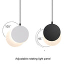 GobekUsa Crescent Moon LED Pendant Chandelier for Modern Minimalist Decor