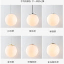 GobekUsa Glass Ball Pendant Lights - Nordic Minimalist Chandelier for Living Room & Bedroom