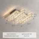 GobekUsa Crystal Ceiling Chandelier Light - Modern Luxury Dimmable LED Luminaire