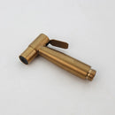 GobekUsa Brushed Gold Bidet Faucet Hand Spray Wall Mounted Dual Water Way Mixer
