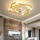 GobekUsa LED Chandelier Electric Fan Ceiling Lights for Modern Home Decor