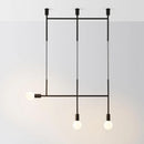 GobekUsa Geometric Iron Pendant Lights for Dining Bedroom Cafe Indoor Decor