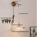 GobekUsa LED Wall Lights Bar Bedroom Study Clear Glass Bedside Lamp Modern Stair Light Fixtures