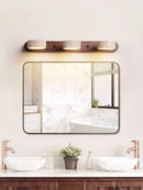 GobekUsa Japanese Retro Stone Wall Mirror Light for Bathroom and Dressing Table