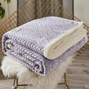 GobekUsa Coral Fleece Flannel Blanket: Cozy Single/Queen Size Little Quilt - Winter Office/Dorm Warmth