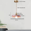 GobekUsa Terrazzo Stone LED Pendant Lamp for Industrial Loft, Bar, Coffee, Living Room.