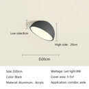 GobekUsa LED Semicircular Ceiling Light for Bedroom, Aisle, Balcony - Modern & Creative Lighting Fixtures