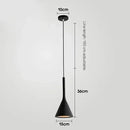 Nordic Black Metal Pendant Light With E27 Socket