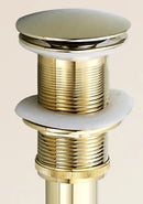 GobekUsa Brass Pop Up Sink Drain - Antique Brass Gold Black Bathroom Basin Waste