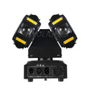 GobekUsa 8x12W RGBW 140W Dual Head LED Beam & Strobe & Laser 3-in-1 DJ Light