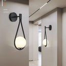 GobekUsa Glass Ball LED Wall lamp Nordic Modern Minimalist Bedroom Lighting Fixtures