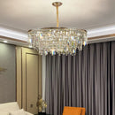 GobekUsa Crystal LED Chandelier for Living Room, Dining & Bedroom - High-end Luxury Lighting