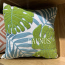 GobekUsa Leaf Embroidered Cotton Cushion Cover Set - Home Decor Pillow Covers 45x45