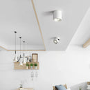 GobekUsa COB LED Ceiling Spot Light, Adjustable Angle, Black/White Shade, AC85-265V
