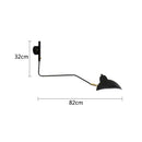 GobekUsa Industrial Nordic Wall Lamp for Bedroom, Living Room LED Fixture