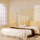 GobekUsa Large Space Mosquito Net with Bracket. Encrypt Mesh, Insect-Proof Bed Curtain for Household.