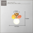 GobekUsa Frost Glass Ceiling Chandelier for Home Indoor Lighting