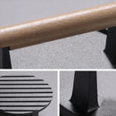 GobekUsa Cast Iron Steak Press Plate with Wooden Handle - Kitchen Barbecue Tool