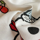 GobekUsa Korean Floral Print Single Duvet Cover: Sweet Comfort, All Seasons, Skin-Friendly