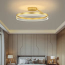 GobekUsa Black Gold Round Chandelier: Modern Design Ceiling Lamp for Home Decoration
