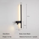 GobekUsa LED Wall Sconce: Modern Nordic Style Living Room Sofa Background Light