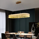 2024 GobekUsa Modern Crystal LED Chandelier for Living & Dining Room Decor