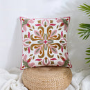 GobekUsa Boho Farmhouse Floral Square Pillow Cover Set of 2