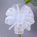 GobekUsa Crystal Flower Glass Craft Hyalinite Sculpture Metal Decor Figurine