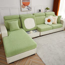 GobekUsa Jacquard L Sofa Seat Cover Protector: Stretchable, Washable, Thick Slipcovers