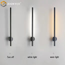 GobekUsa LED Modern Wall Lamp with Built-In Switch for Bedroom Living Room Decor