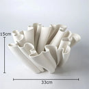 GobekUsa Bud Shape Ceramic Vase Floral Arrangement Desk Decor Modern Artificial Flowers