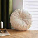 GobekUsa Dutch Velvet Round Seat Cushion: Modern & Comfortable Back Support for Living Room.
