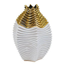 GobekUsa Fringe Geometry Ceramic Vase Wedding Home Decor Bouquet Flower Pot